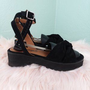 Free People Sandals Suede Leather EU 41 USA 11